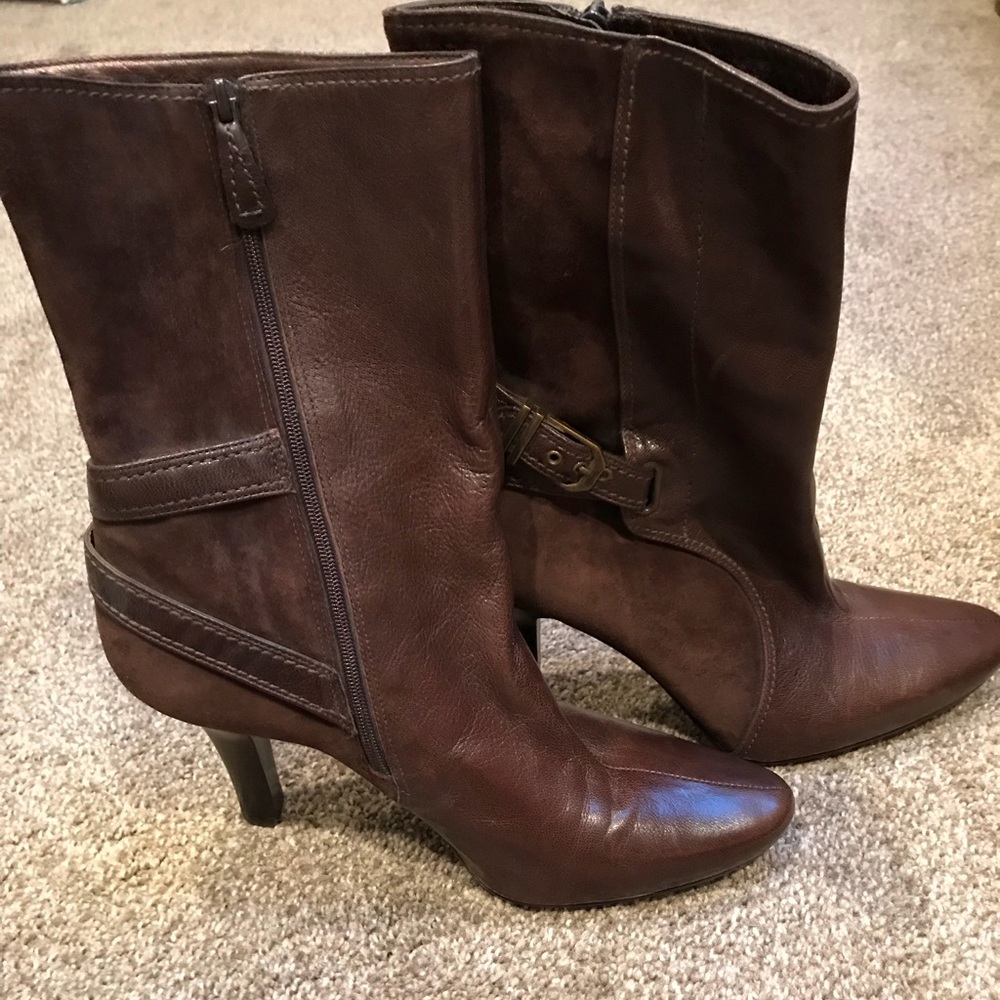 Cole haan Brown leather and suede